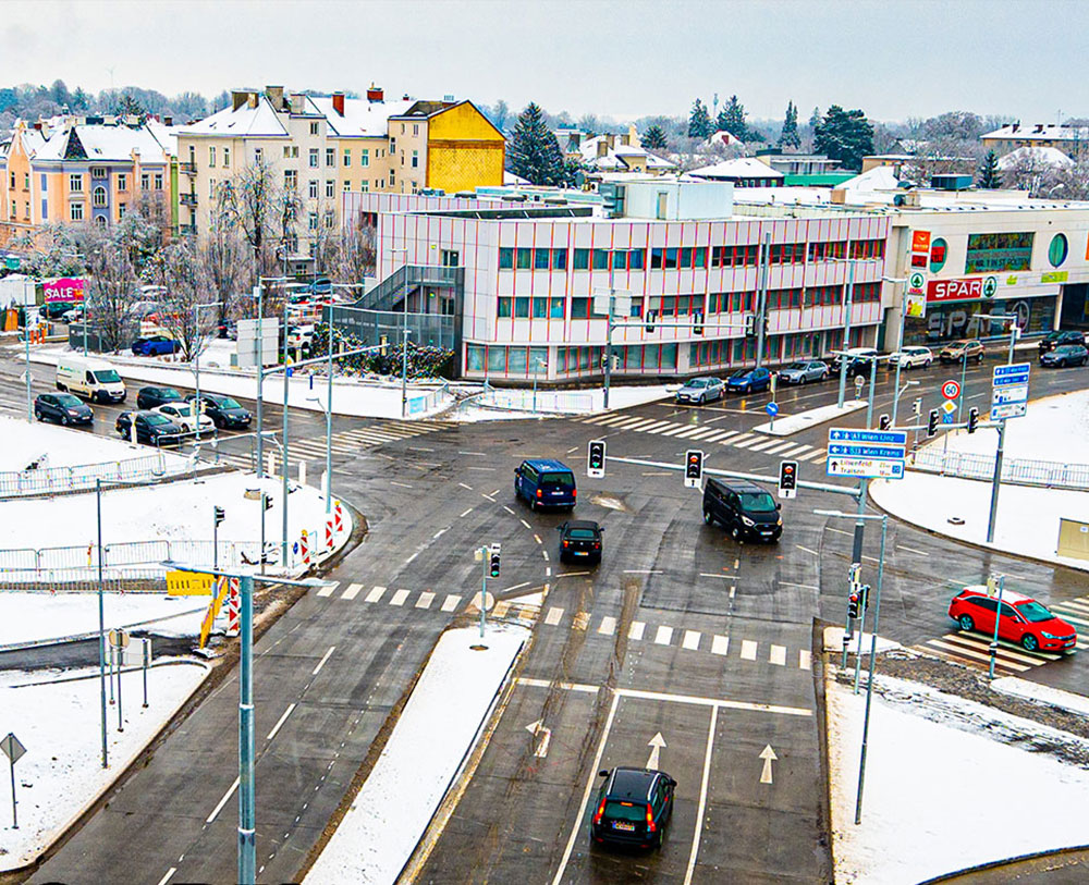 St. Pölten: Wieder freie Fahrt am Europaplatz