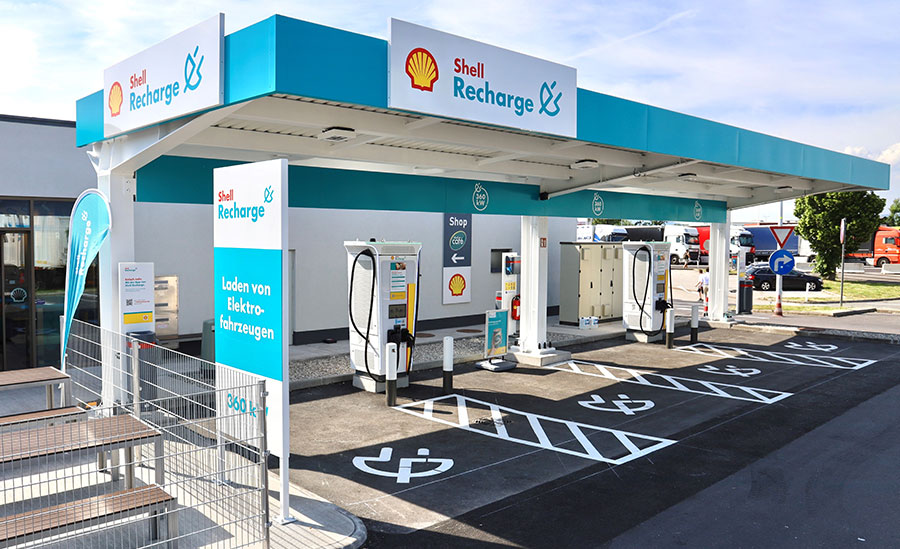Shell eröffnet die ersten Ultraschnellladesäulen an Autobahnen in Österreich