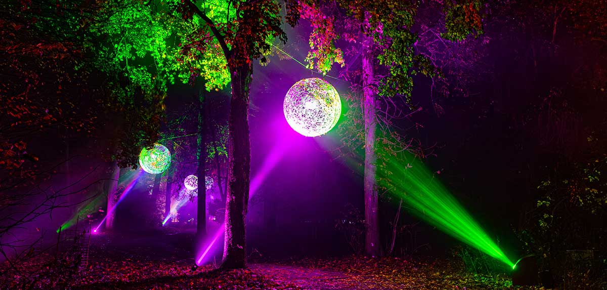 Zauberhafte Lichtkunst im Christmas Garden Schloss Grafenegg nur noch für kurze Zeit!