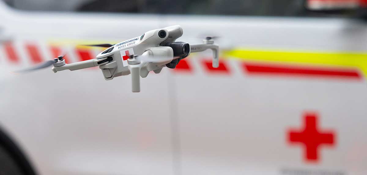 Wiener Rotes Kreuz präsentiert neue Drohnenstaffel