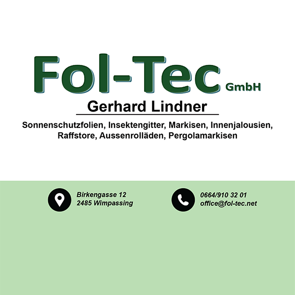 Fol-Tec - Ihr Partner rund um Sicherheit und Sonnenschutz