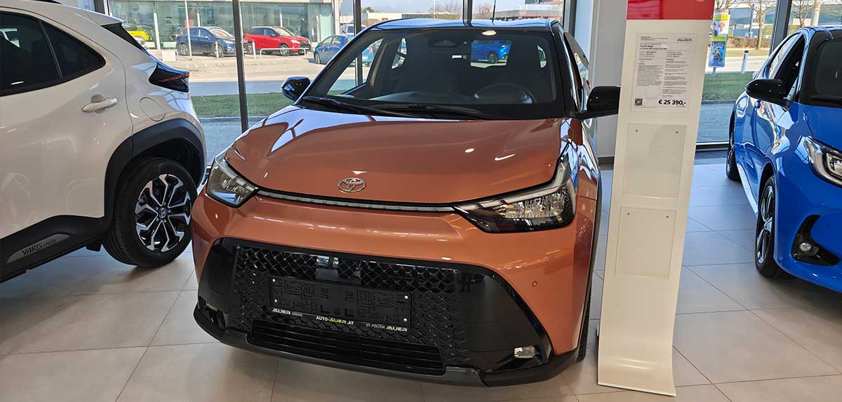 Toyota Aygo X Hybrid: Kleinwagen setzt Maßstäbe beim Verbrauch